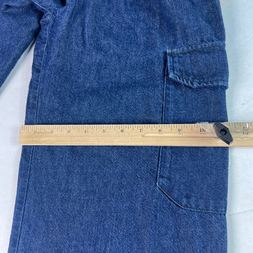 Rag & Bone Jean Women 25x28* Cassidy High Rise Wide Leg Cargo Blue Denim Tag 23 - Picture 13 of 16